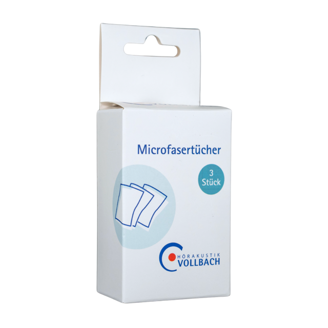 Vollbach Microfasertücher, 3 Stück, schwarz