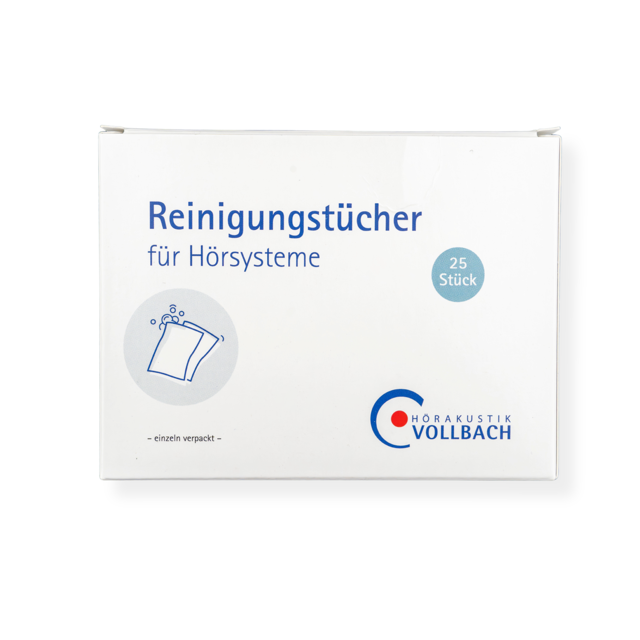 Vollbach Reinigungstücher, 25 Stück, einzeln