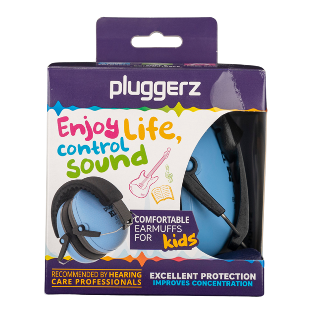 Pluggerz Kapselgehörschutz "Kids" - Blau
