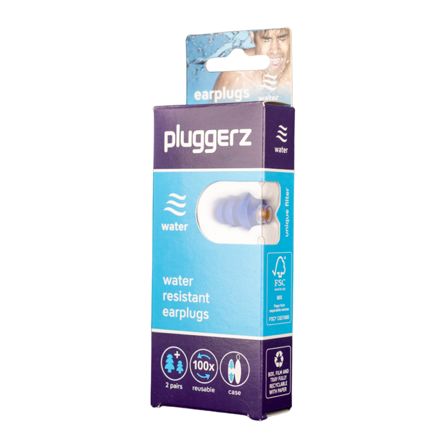 Pluggerz Gehörschutz Uni-Fit "Water"